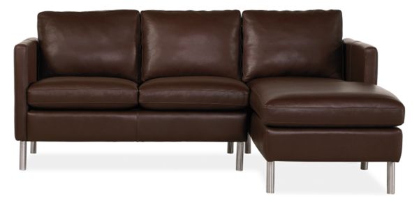 Jackson Leather Sofa with Chaise