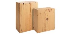 Reclaimed Fir Outdoor End Tables
