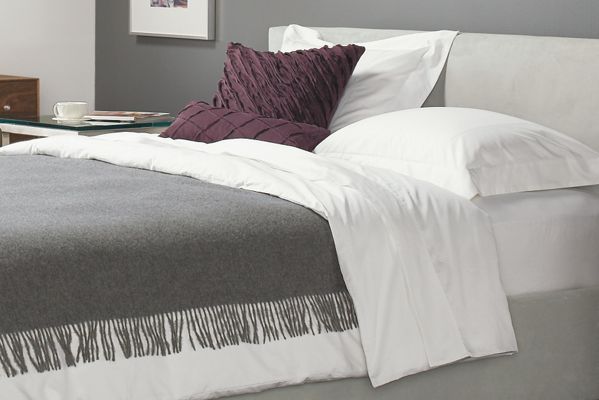 Sateen White Bedding Ensemble