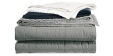 Sateen Quilted Coverlet & Shams