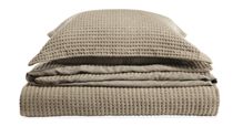 Waffle-weave Duvet Cover & Shams