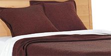 Washable Wool Herringbone Blanket & Shams