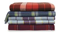 Washable Wool Throw Blanket