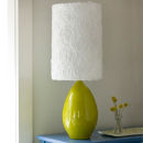 Olive Ceramic Lamp / Olive Green