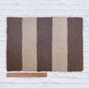 Waypoint Wool Rug - Duo Stripe Bark / Clay
