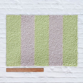 Waypoint Wool Rug - Duo Stripe Ivory / Sprout