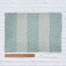Waypoint Wool Rug - Duo Stripe Tonal - Porch / Bluebell