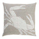 Crab Pillow - White