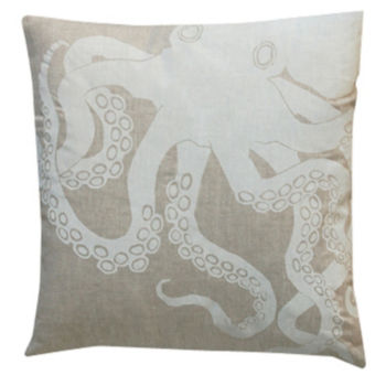 Octopus Pillow - White