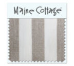 Bateaux Stripe: Khaki (swatch card)