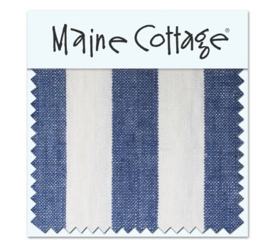 Bateaux Stripe: Marine (swatch card)