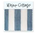 Bateaux Stripe: True Blue (swatch card)