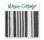 Cafe  Stripe: Blackbird (swatch card)