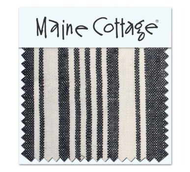 Cafe  Stripe: Blackbird (swatch card)