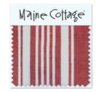 Cafe  Stripe: Tomato (swatch card)