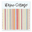 Sassy Stripes: Tomato (swatch card)
