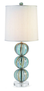 Striped Bocce Table Lamp