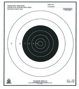 National Target Official NRA Competition Targets- Pistol - OfficerStore