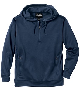 AMP_QL | WearGuard® Lightweight Performance Fleece 1/4-Zip Hooded Pullover