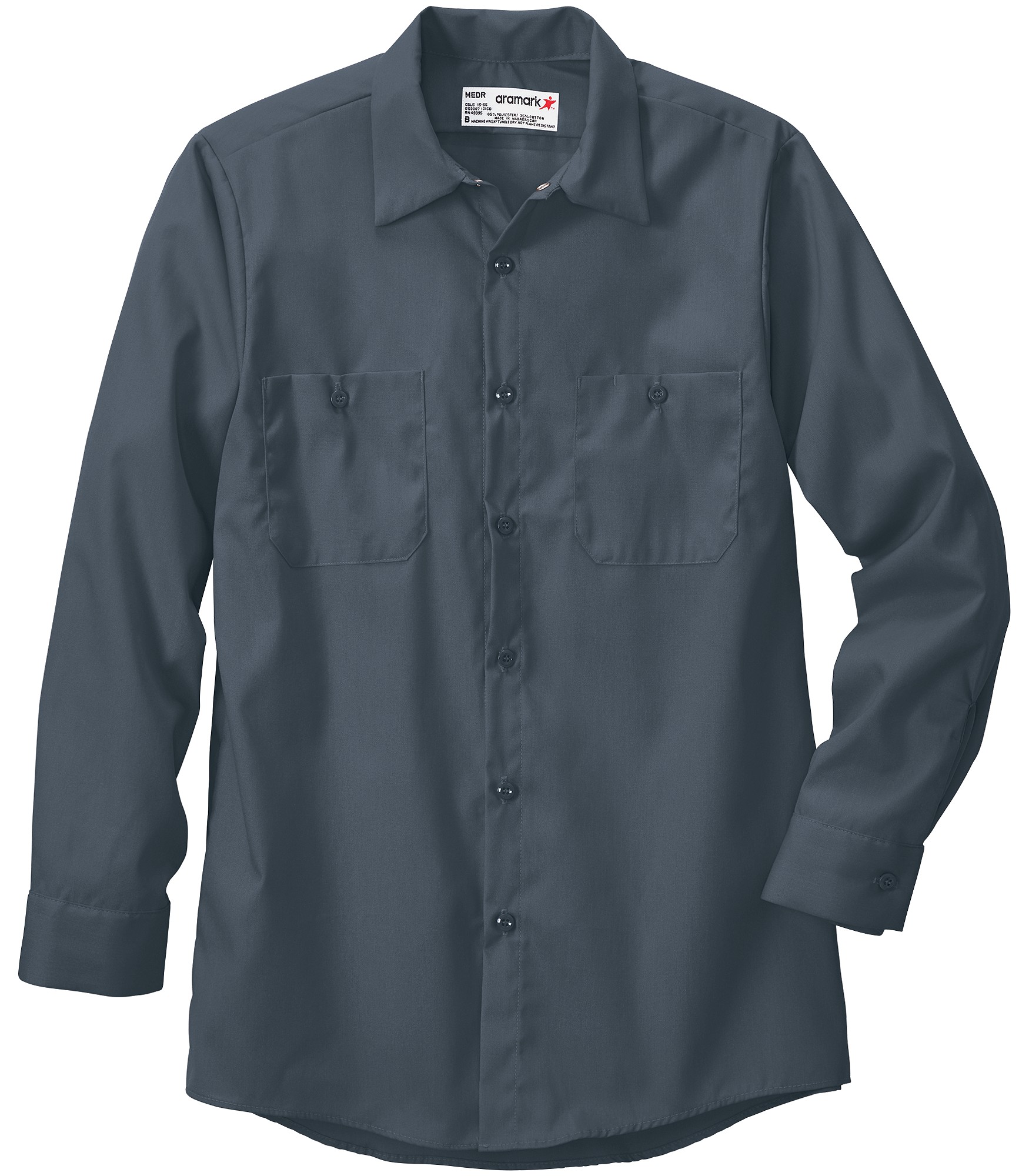 AMP_US | Aramark Long-Sleeve Industrial Work-Shirt
