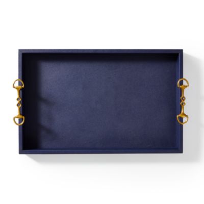 Horsebit Leather Tray