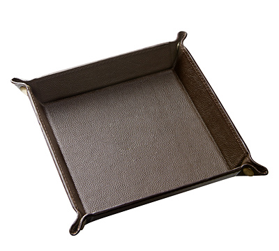 Grant Leather Catchall - Brown, Large, 9.5