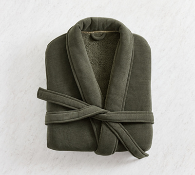 Cozy Retreat Robe - Loden, Large