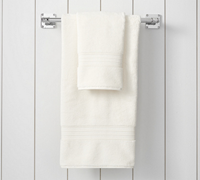 Hydrocotton Quick-Dry Towel - Ivory, Hand
