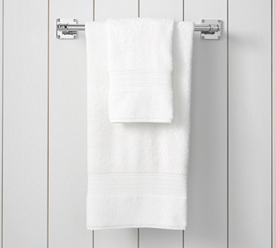 Hydrocotton Quick-Dry Towel - White, Hand