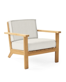 Cliffside Teak Lounge Chair Serena Lily