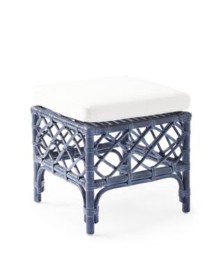 Serena & Lily Avalon Stool - Vintage Indigo