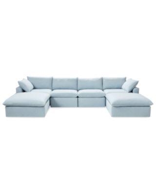 Haven Modular Comfort Arm U-Chaise Sectional
