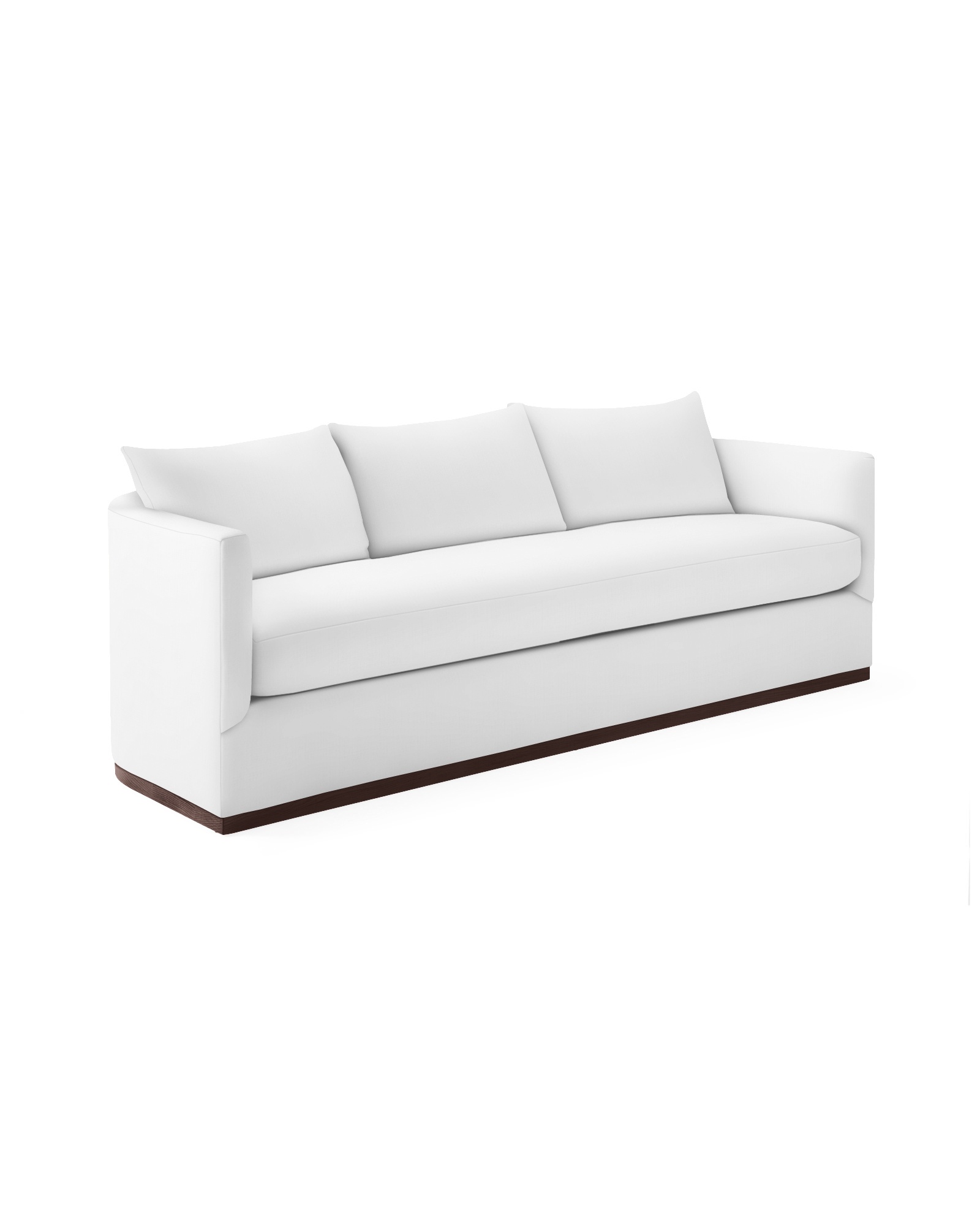 White one seat Parkwood Sofa - Serena & Lily #whitesofas
