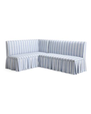 Ross Left-Facing Pleated Dining Banquette - Thumbnail 5