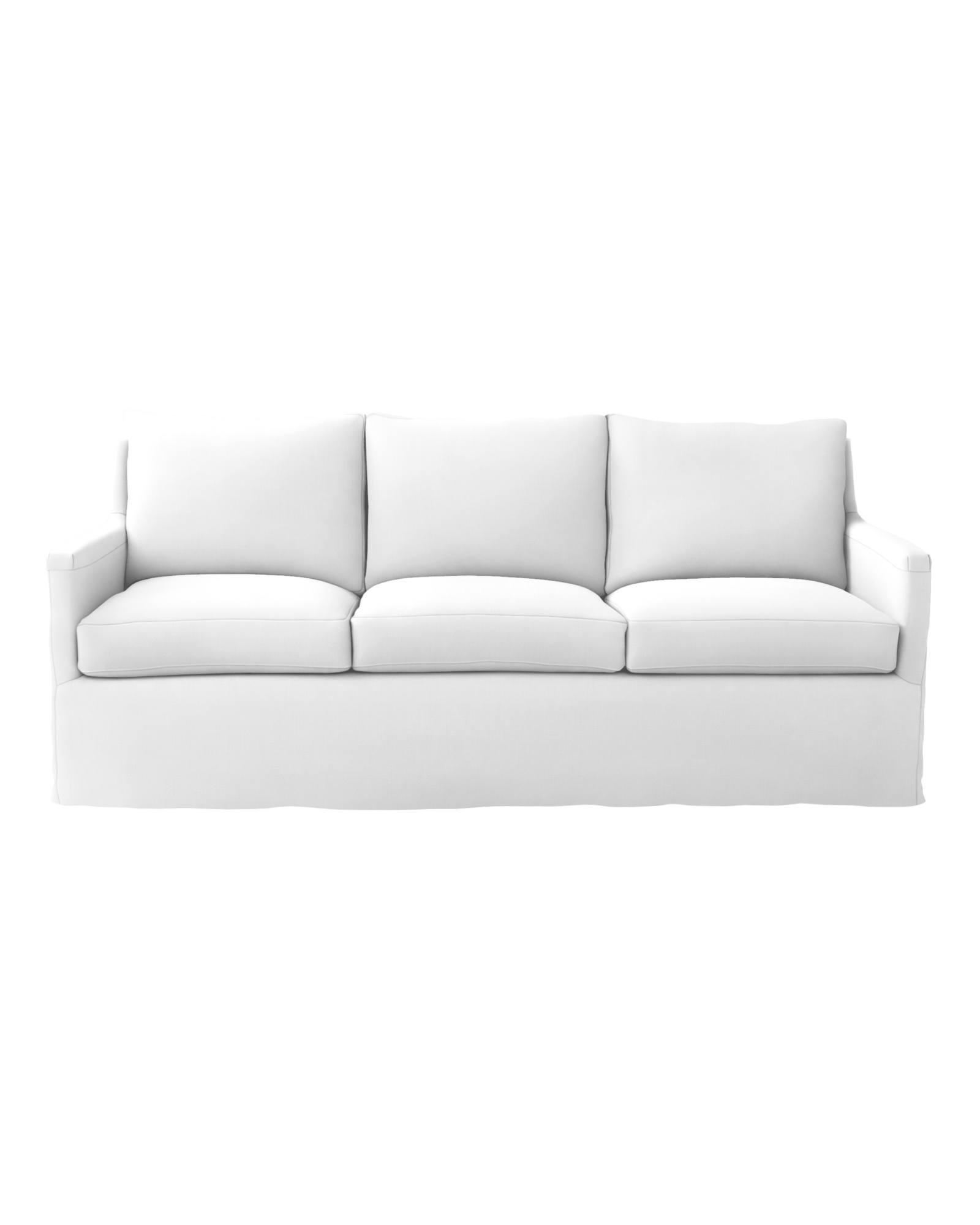 Slipcovered three seat sofa - Spruce Street by Serena & Lily