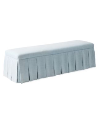 Serena & Lily Harrison Pleated Bench - Thumbnail 2