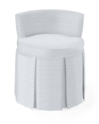 White vanity online stool