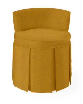 Yellow vanity outlet chair