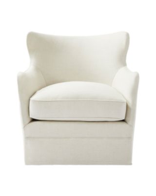 Serena & Lily Elm Swivel Chair