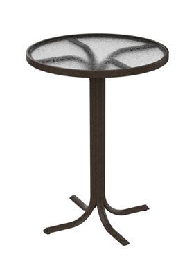 acrylic patio round bar table