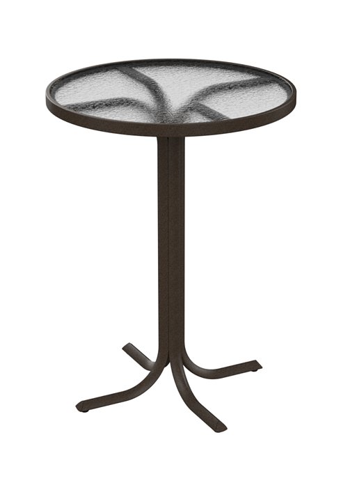 acrylic patio round bar table