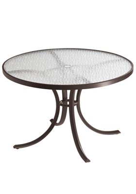 acrylic round patio dining umbrella table