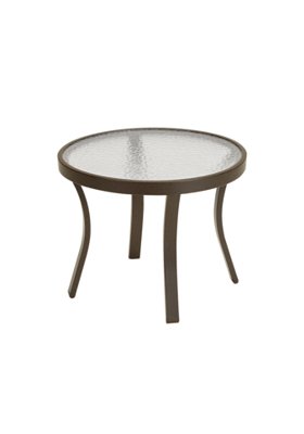 acrylic round tea table patio