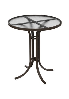 acrylic patio round umbrella bar table