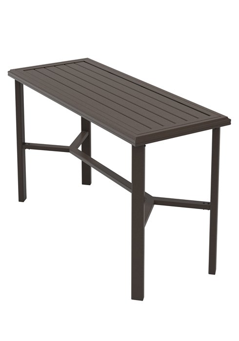 rectangular outdoor console table