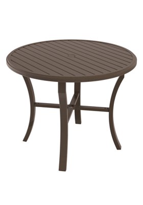 outdoor round counter umbrella table