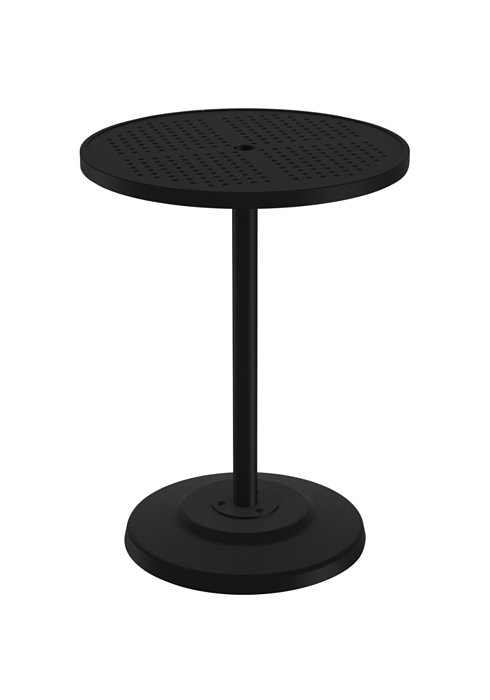 round patio pedestal bar table