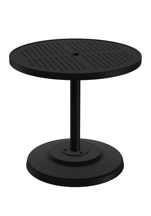 round outdoor pedestal dining table