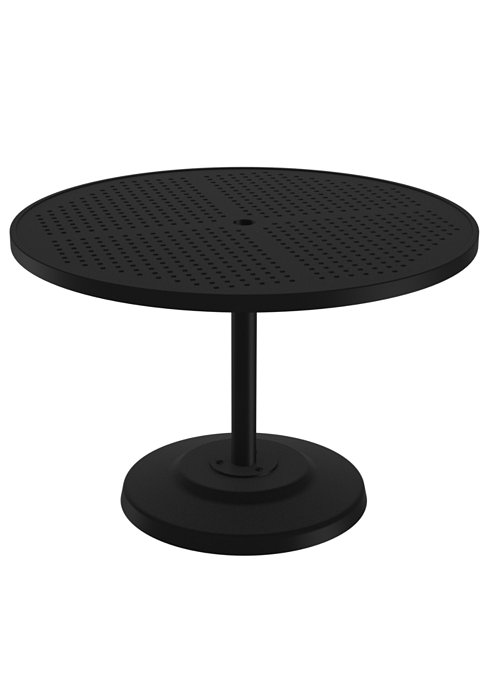 pedestal round patio dining table