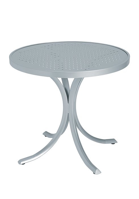 patio patterned dining table round